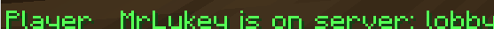 Outputs the appropriate server if player is found.